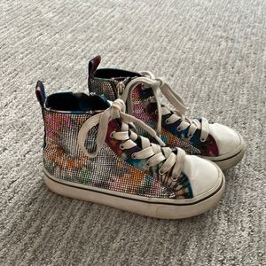 Girls Steve Madden Sparkle Sneaker